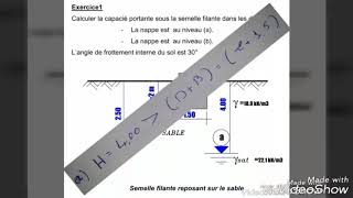 Exemple de calcul de la portance du sol [upl. by Alyce]