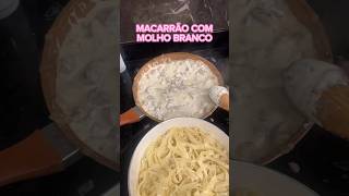 RECEITA FÁCIL DE MACARRÃO COM MOLHO BRANCO [upl. by Akcirret]