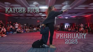 Kaycee Rice  February 2023 Dances [upl. by Retsila]