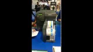 Demonstrating The TM C7500 At Label Expo 2014 [upl. by Nwahsal614]