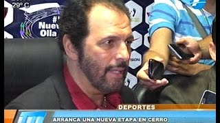 Gustavo Morínigo fue presentado como nuevo DT de Cerro Porteño  15042016 [upl. by Enahpad]