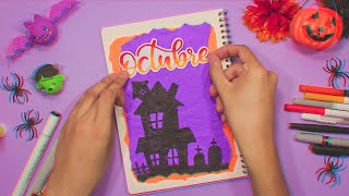 BULLET JOURNAL  Cómo hacer tu CALENDARIO DE OCTUBRE  TEMÁTICA de HALLOWEEN [upl. by Vacuva451]