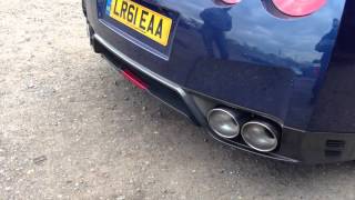 Whifbitz R35 GTR 4quot exhaust system [upl. by Nebe]