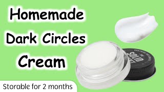 How to make dark circles cream at home  diy undereye cream  Homemade dark circles cream [upl. by Arded]