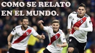 River Vs Boca Final Copa Libertadores 2018 Relatos Distintos Paises [upl. by Erena989]