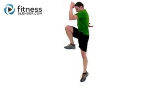 Plyometric and Cardio HIIT for Legs  Fitness Blender HIIT Plyo Workout [upl. by Anihsak519]