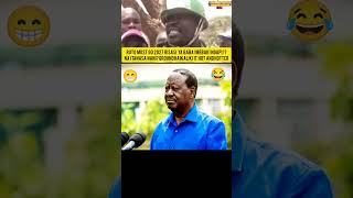 NASA WEZI NASA RUTORISASI YA RAILA IMEBAKI MOJA 2027 subscribe treading [upl. by Yblehs]