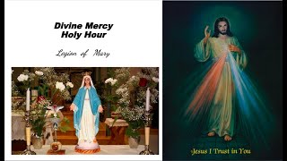 Divine Mercy Holy Hour  Friday July 26 2024 3pm [upl. by Falzetta]