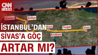 Sivastan İstanbula Göç Sivasİstanbul Yüksek Hızlı Tren Tersine Göçe Yarar mı [upl. by Wanyen556]