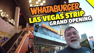 Whataburger LAS VEGAS STRIP Grand Opening — 247 Burgers [upl. by Wandie301]