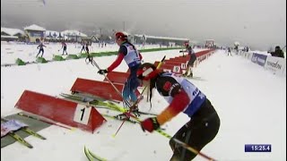 Skiathlon junior jenter  Val di Fiemme 2014 [upl. by Ramedlav]