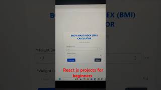 React js project for beginners reactjs project javascript react [upl. by Pantia]