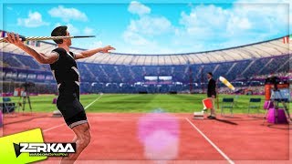 100 METRE GOLD JAVELIN WORLD RECORD London 2012 [upl. by Wrand79]