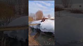 Drunk Russian Men Fall Off Bridge [upl. by Eilak]