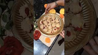 Ganesh Chaturthi Special💝 Rava Modakravamodakganeshchaturthispecialojasandbindukitchenshorts [upl. by Truelove]