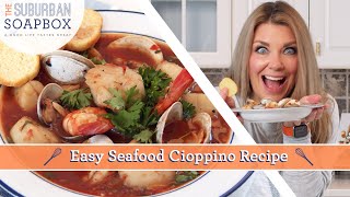 Insanely easy Cioppino Seafood Stew is ready in MINUTES [upl. by Reseta231]