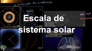 Escala de sistema solar  Cosmologia e astronomia  Khan Academy [upl. by Shipley]