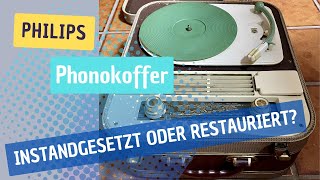 Philips Phonokoffer  instandgesetzt oder restauriert [upl. by Chlo]