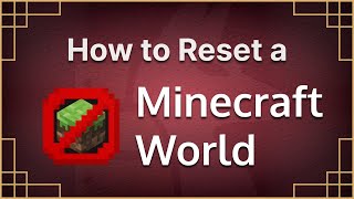 Resetting Your Minecraft Server [upl. by Toomin598]