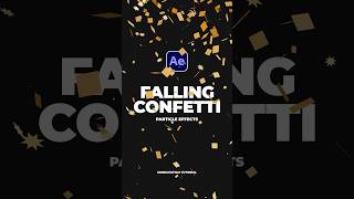 Confetti New Year Particle Effects for After Effects tutorial [upl. by Maer]