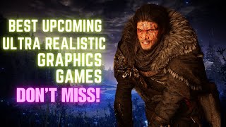 Best Upcoming MindBlowing Ultra Realistic Games PS5PC [upl. by Piggy]