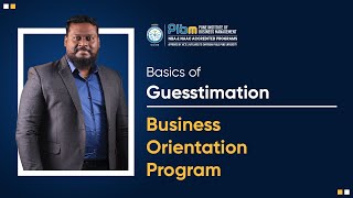 Guesstimation Guide PIBM’s Business Orientation Program BOP  PIBM Pune [upl. by Odravde762]