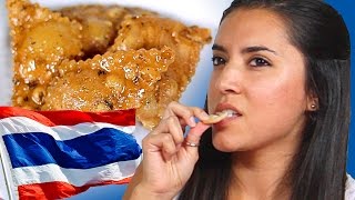 Americans Try Thai Snacks [upl. by Ljoka]