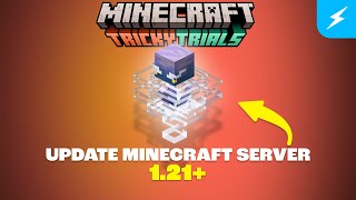 How to Update Your Minecraft Server to 121  Tricky Trials [upl. by Bounds976]