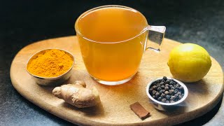 Turmeric Ginger Tea  Immune Boosting Tea  Immunity Boosting Recipe  Natural Cold Remedy [upl. by Wilson858]