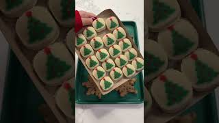 Christmas Cookies 🎄❄️🍪 christmas cookies recipe asmr satisfying holiday viral short fyp [upl. by Biernat]