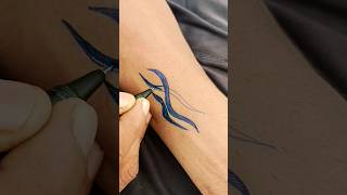 Tirbal tattoo kaise banaye trending shorts viraltattoocollection [upl. by Stier795]