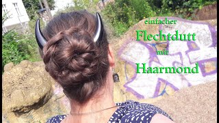 Flechtdutt mit Haarmond  German with div Subs [upl. by Mannes122]