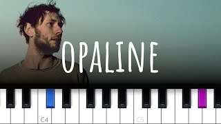 Opaline  Novo Amor piano tutorial [upl. by Relyc]