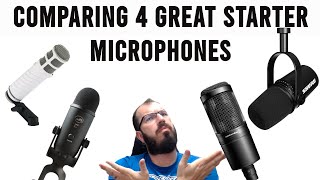 Rode Podcaster vs Blue Yeti vs AT 2020 vs Shure MV7  Best mic under 250 without filter setup [upl. by Lasiaf]