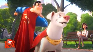 DC League of SuperPets 2022  Superman amp Krypto Play Fetch Scene  Movieclips [upl. by Elleraj]