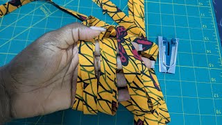 How to Make Continuous Bias Tape Bias Binding  Super Easy Sewing Tutorial [upl. by Bryce104]