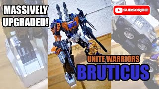 MASSIVELY UPGRADED BRUTICUS TAKARA  UNITE WARRIORS [upl. by Torrie125]