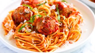 Perfect Spaghetti and Meatballs Recipe [upl. by Trisa]