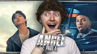 THIS IS ANGELIC Angel Pt 1 feat Jimin of BTS NLE Choppa amp More  Official MV Reaction [upl. by Assadah]