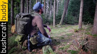 5°C Overnighter  Eickhorn KM3000  Polish Lavvu Heated RidgelineSetup  Cordage Storage Hack [upl. by Far279]