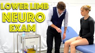 Lower Limb Neurological Examination  Clinical Skills  Dr Gill [upl. by Akinehs]