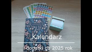 Kalendarz na 2025 rok 🗓️ oraz dodatki do kalendarza które mi pomagają w planowaniu [upl. by Giddings]