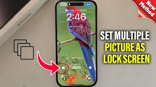 How to set multiple picture in photos as a wallpaper on iphone [upl. by Elke540]