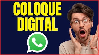 COMO COLOCAR DIGITAL NO WHATSAPP [upl. by Arehs]