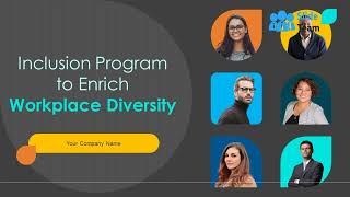 Inclusion Program To Enrich Workplace Diversity Powerpoint Presentation Slides [upl. by Ahsakat284]