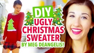 Meg DeAngeliss DIY Ugly Christmas Sweater  HGTV Handmade [upl. by Ataliah]