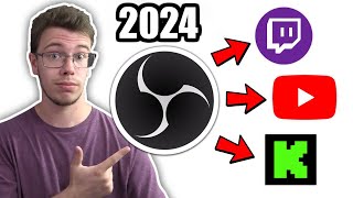 How To Multi Stream with OBS Studio 2024 [upl. by Mccord]