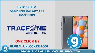 Unlock Sim Samsung Galaxy A11 SMS115DL Tracfon By Global Unlocker Pro [upl. by Lasser]