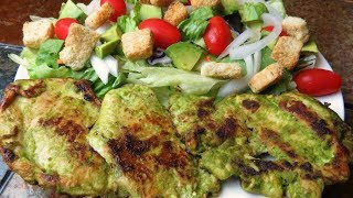 Como hacer pechugas de pollo al cilantro riquísimas [upl. by Eednac]