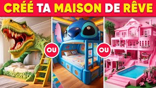 Tu Préfères CONSTRUIS ta MAISON de RÊVE 🏡🌈🏰 Robo Quiz [upl. by Lemire809]